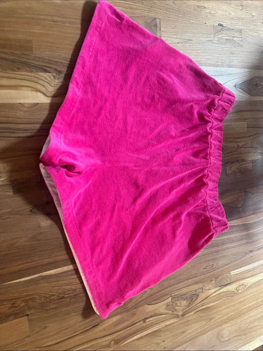 Moncler Hot Pink Terry Athletic Shorts